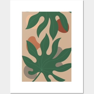 Botanical Leaves - Minimalist Abstract Posters and Art